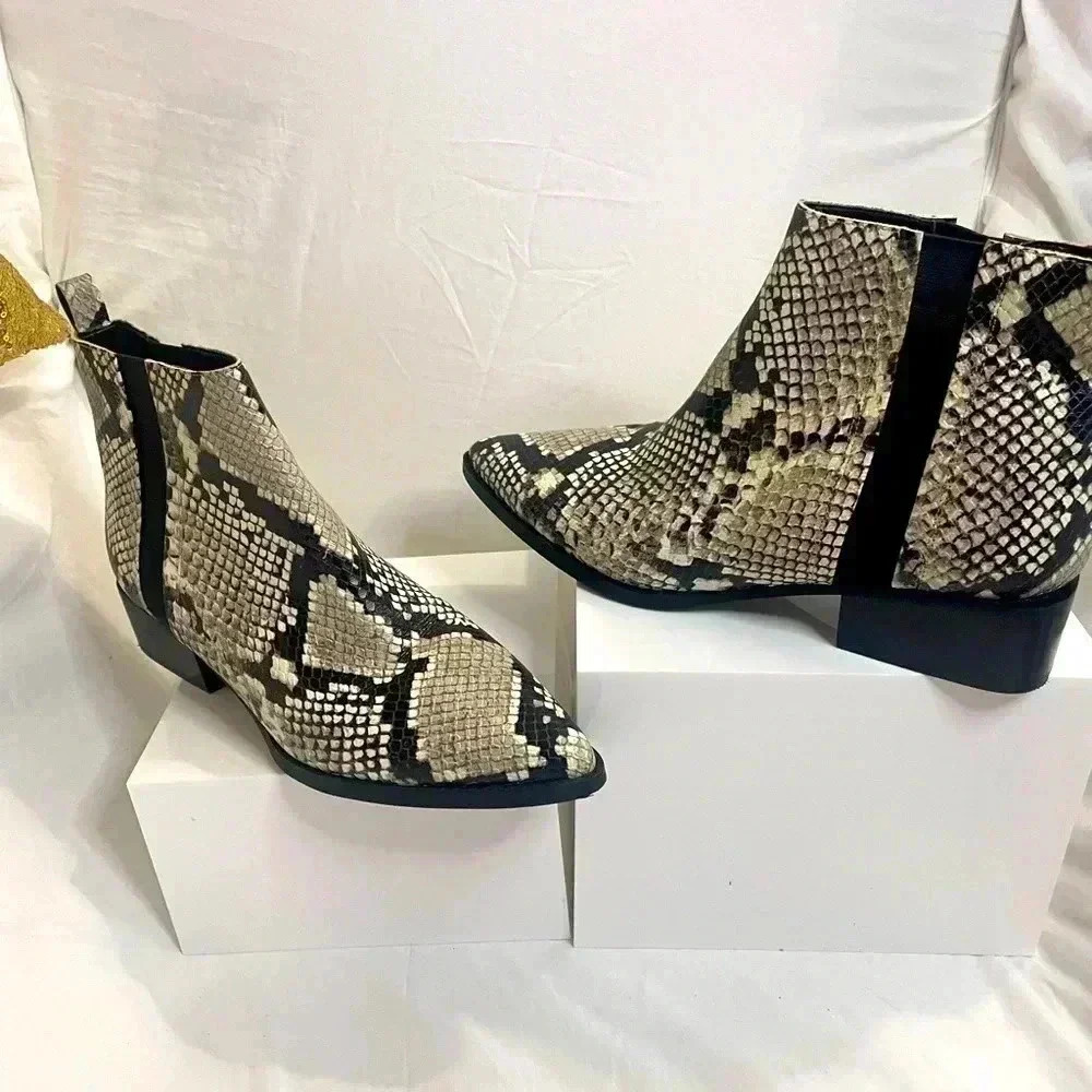 Marc Fisher Snakeskin Boots